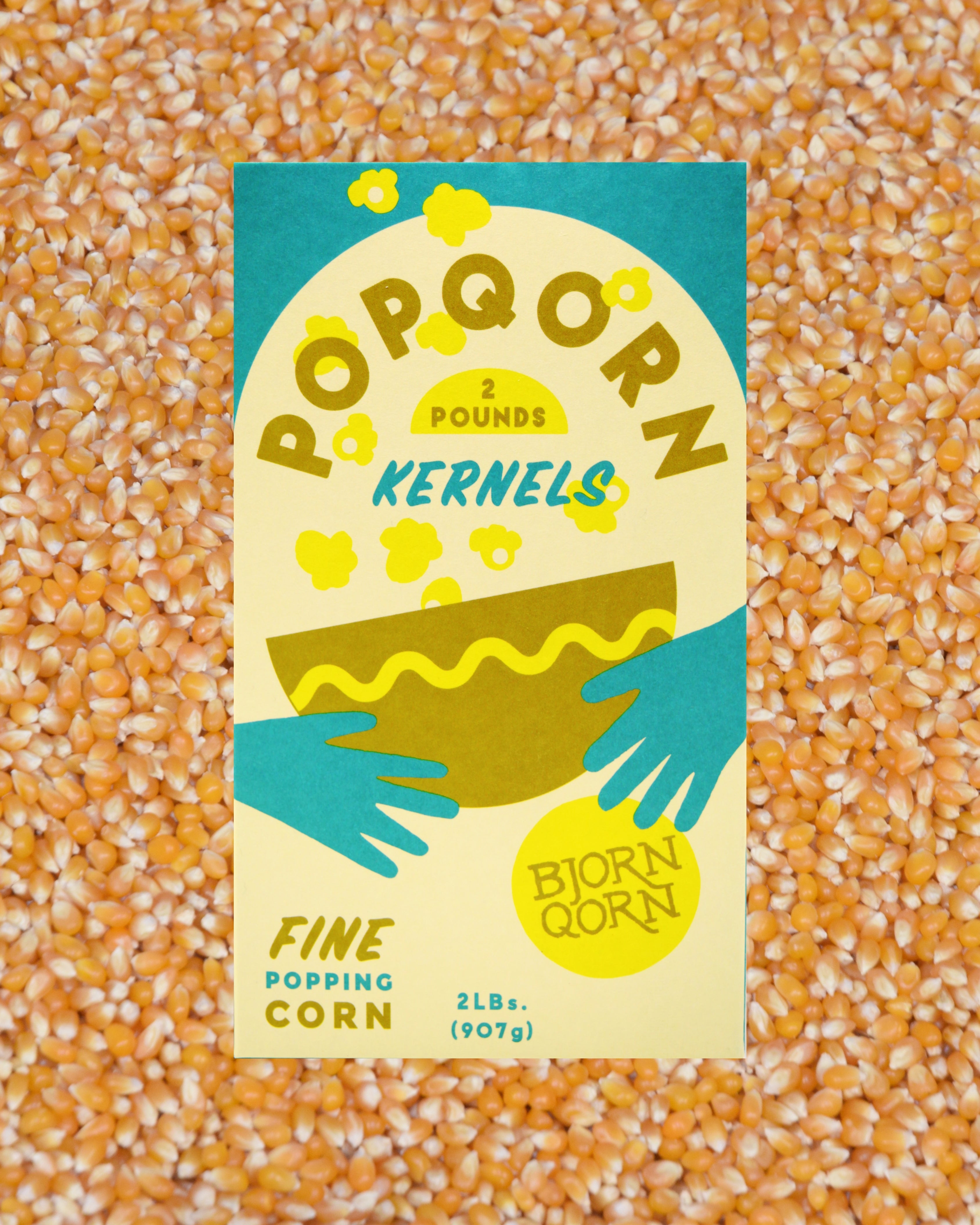 BjornQorn Fine Popping Kernels - POPQORN!