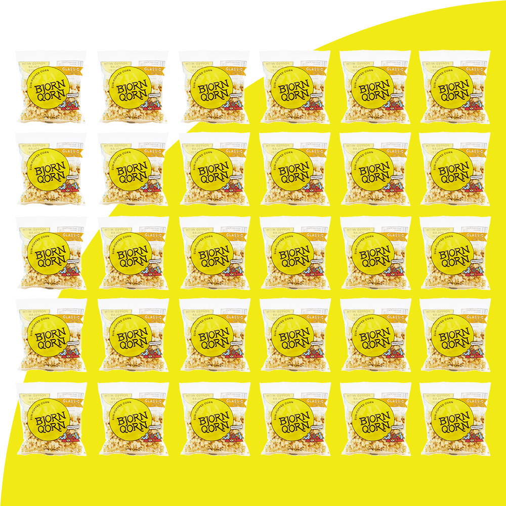 BjornQorn 30 Pack Mini Bags (1oz)