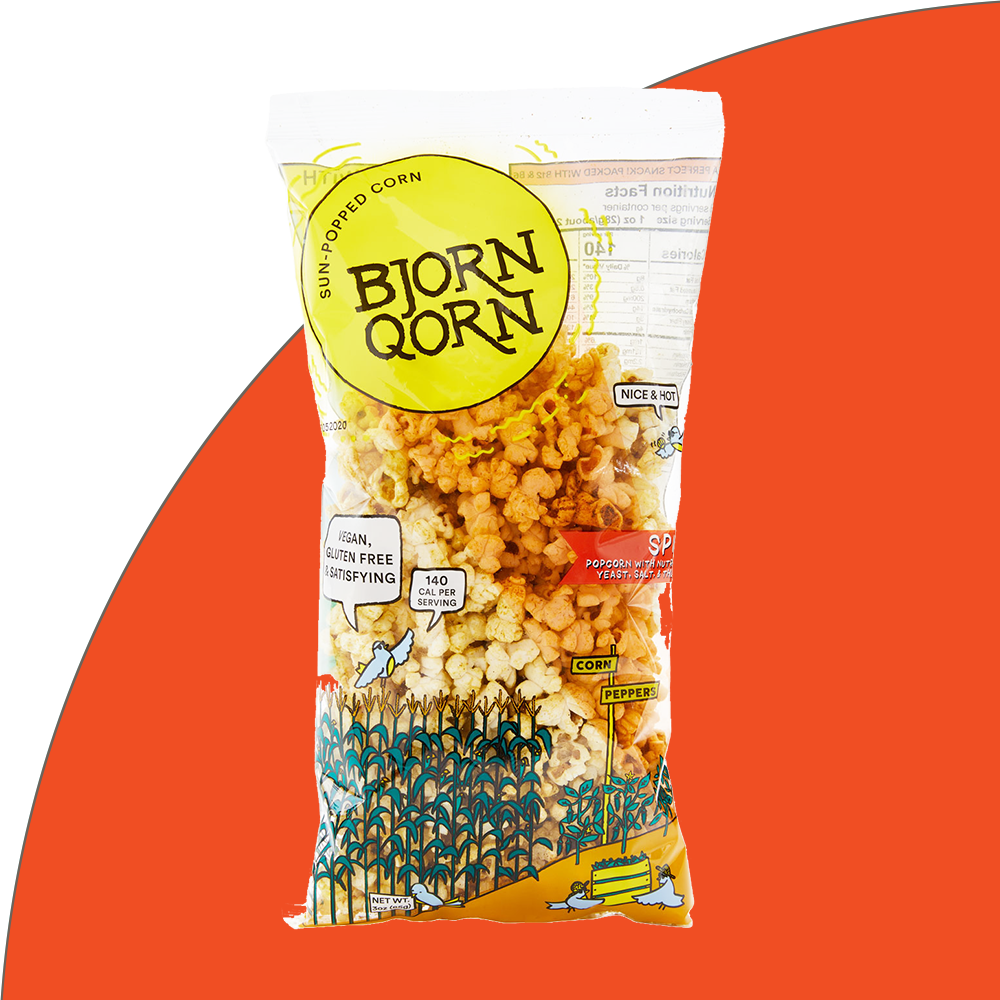 BjornQorn Spicy 12-Pack (3oz)