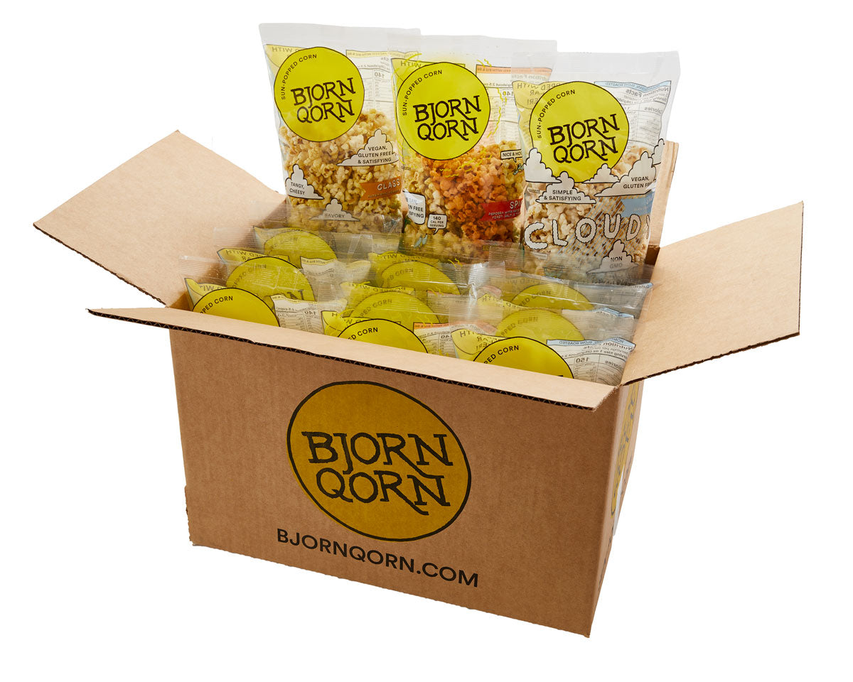BjornQorn Savory 12-Pack Mix (3oz)