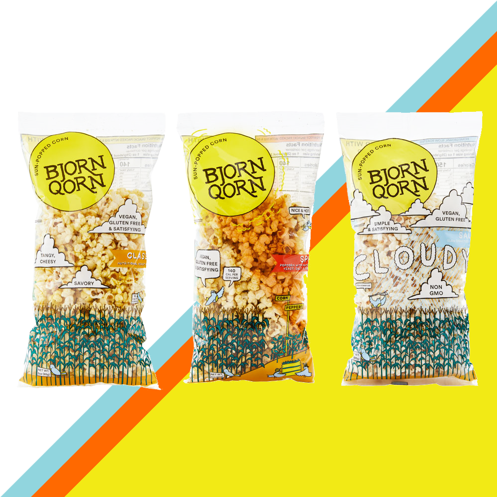 BjornQorn Savory 12-Pack Mix (3oz)