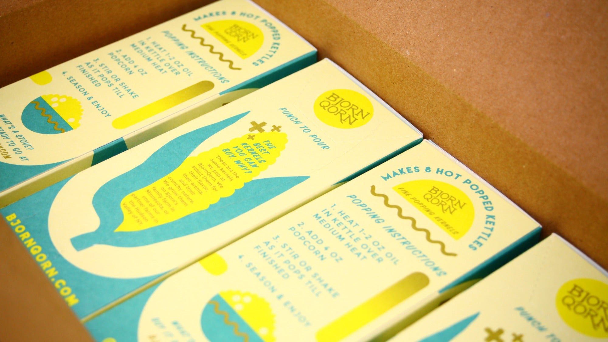 BjornQorn Fine Popping Kernels - POPQORN!