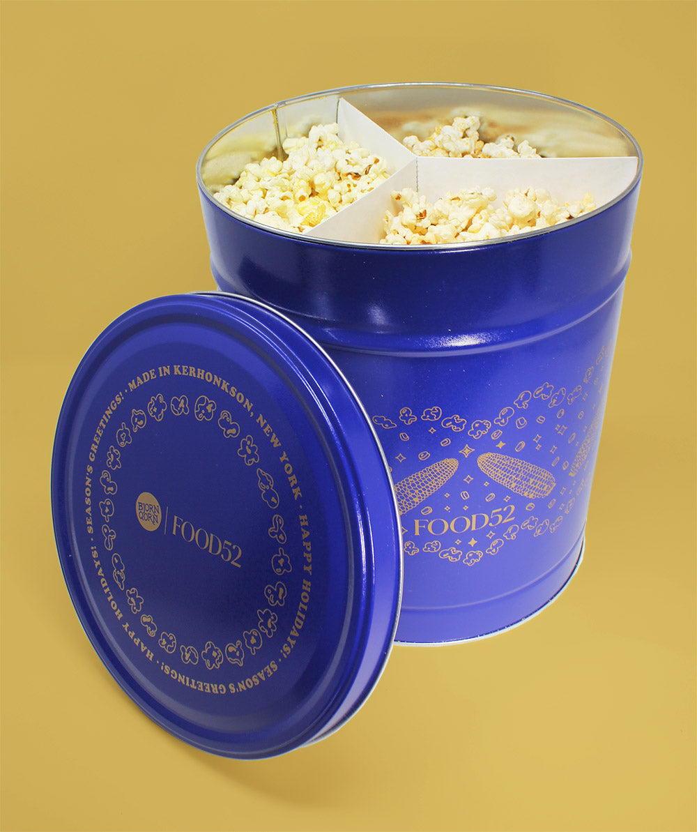 Jody's Popcorn, Confection and Gifts - ❗️Attention Chargers fans❗️ For a  limited time, these San Diego Chargers popcorn tins are half-off on our  website! Each 3 gallon tin includes 8 assorted bags