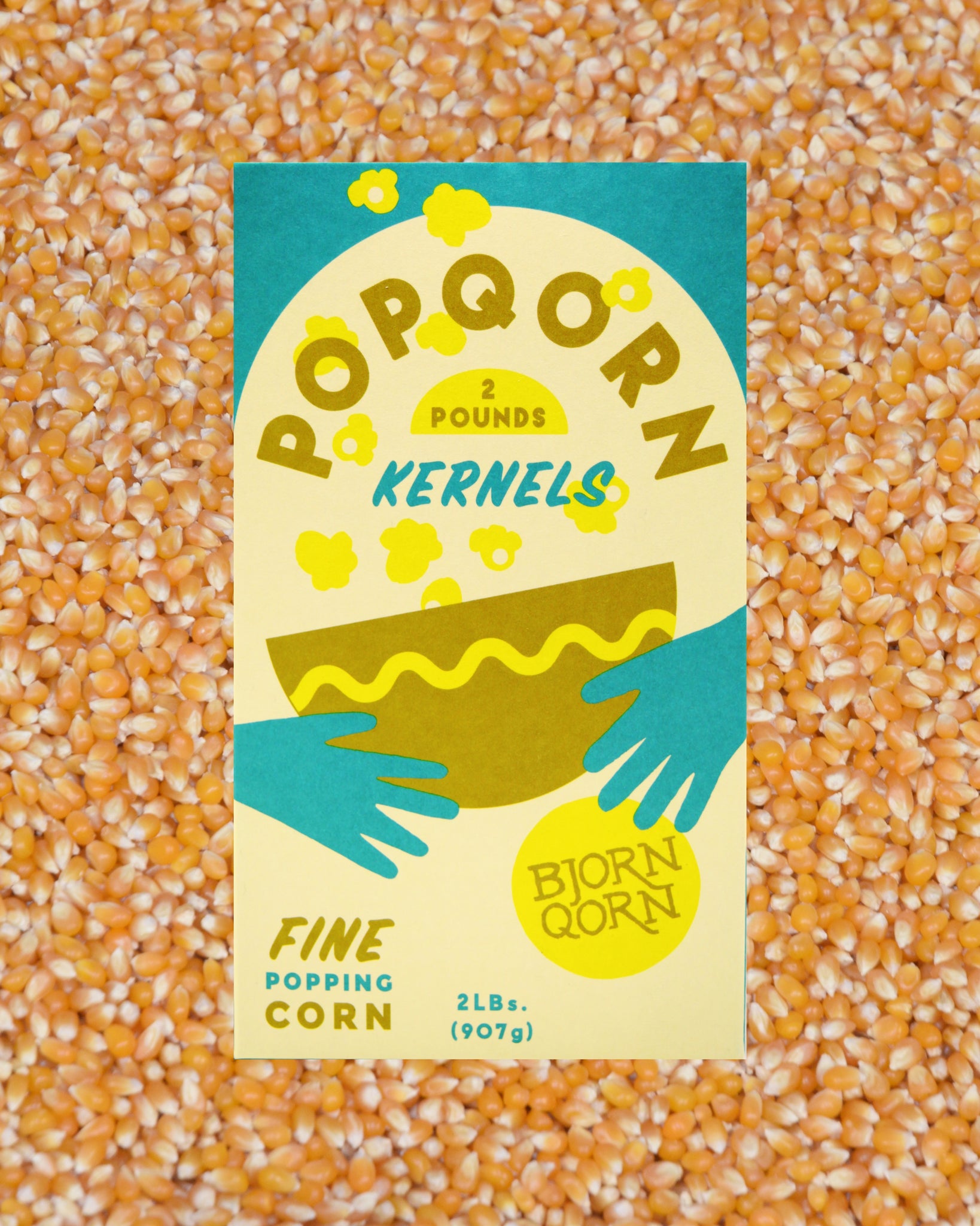 BjornQorn Fine Popping Kernels - POPQORN!