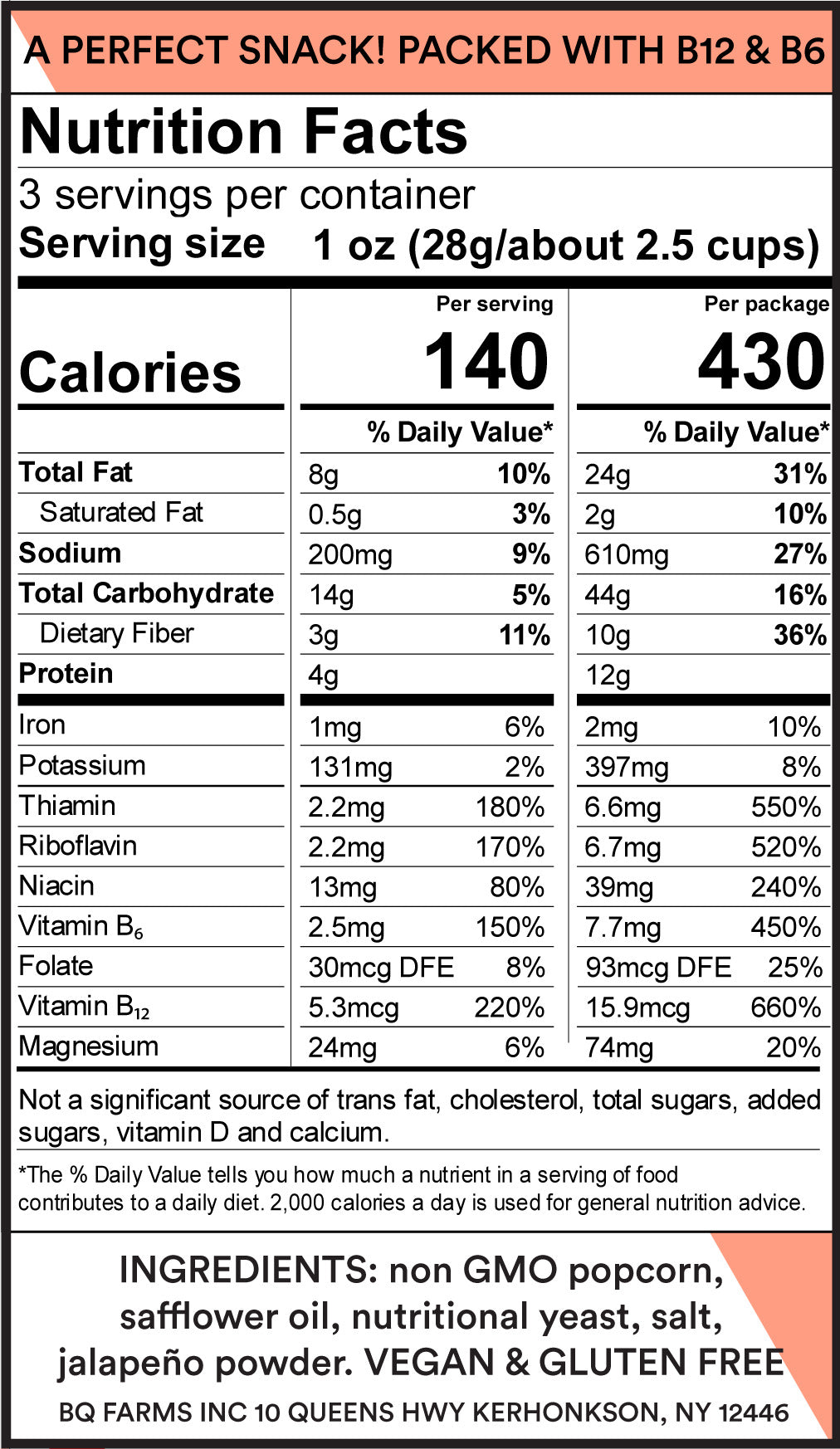 BjornQorn Spicy 12-Pack (3oz)