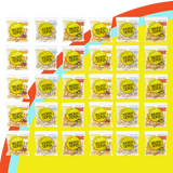 A Bjorn Qorn mini mix of 30 1 ounce bags, classic spicy and cloudy. 